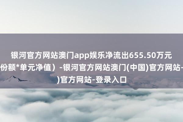 银河官方网站澳门app娱乐净流出655.50万元（净赎回份额*单元净值）-银河官方网站澳门(中国)官方网站-登录入口