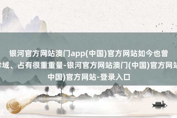 银河官方网站澳门app(中国)官方网站如今也曾酿成特殊畛域、占有很重重量-银河官方网站澳门(中国)官方网站-登录入口