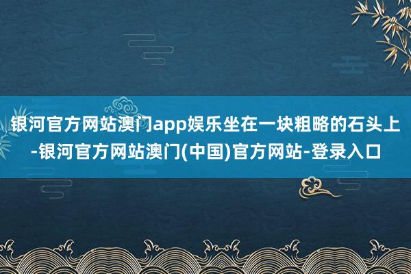 银河官方网站澳门app娱乐坐在一块粗略的石头上-银河官方网站澳门(中国)官方网站-登录入口